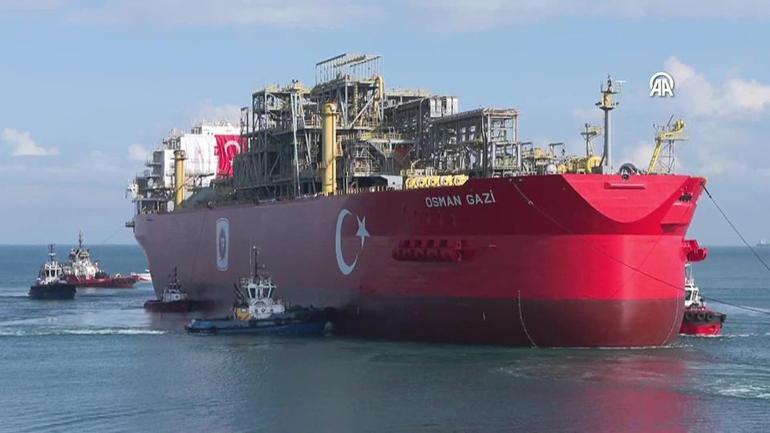 Osman Gazi görev yerine ulaştı: Karadenizde doğal gaz üretimi iki katına çıkacak