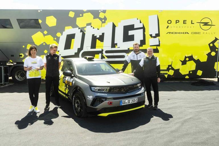 Opel Mokka GSE Rally Elektrikli yolda
