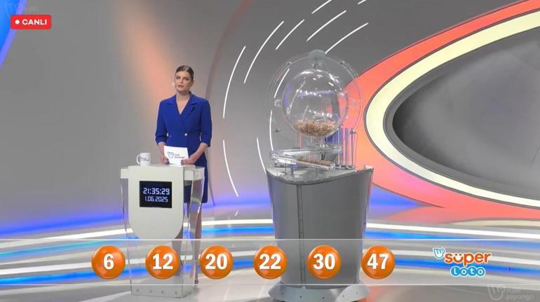 Son dakika: Bugünkü Süper Loto çekilişi sonuçları belli oldu 1 Haziran 2025 Pazar akşamı Süper Loto bilet sonucu sorgulama ekranı