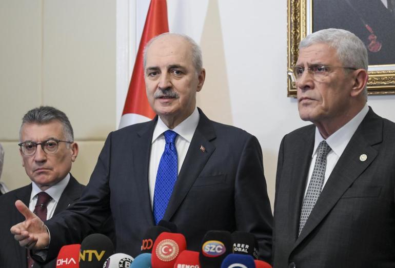TBMM Başkanı Numan Kurtulmuş, İYİ Partiyi ziyaret etti: Terörsüz Türkiye oluşturulacak