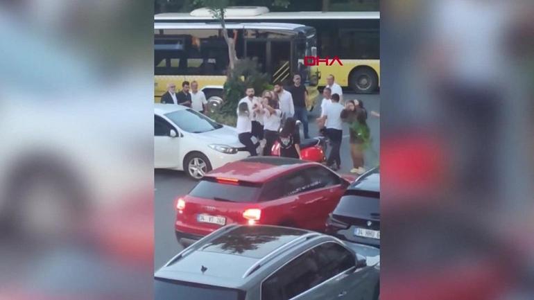 Sarıyer’de park yeri tartışması: İki sürücü ve yakınları arasında tekme tokat kavga