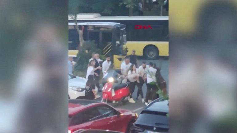 Sarıyer’de park yeri tartışması: İki sürücü ve yakınları arasında tekme tokat kavga