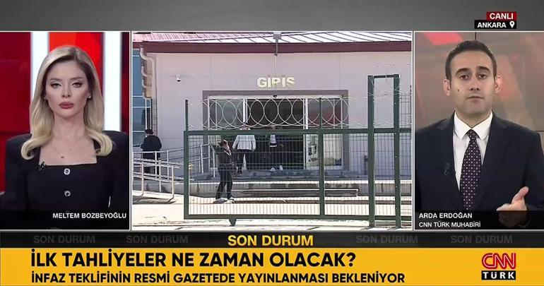 İnfaz düzenlemesi kabul edildi: Tahliyeler ne zaman başlayacak