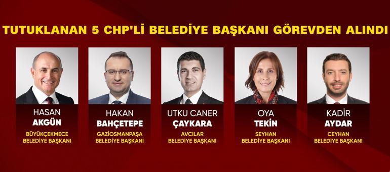 Son dakika haberi: CHPli 5 belediye başkanı görevden uzaklaştırıldı