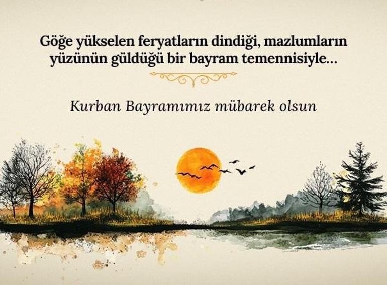 KURBAN BAYRAMI MESAJLARI RESİMLİ 2025: WhatsApp, Facebook, Instagram ve Xte paylaşabileceğiniz dualı, anlamlı, kısa Kurban Bayramı mesajları