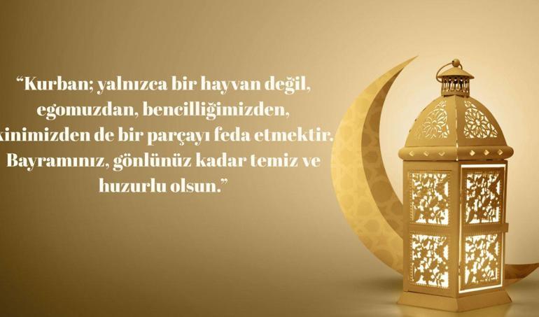 KURBAN BAYRAMI MESAJLARI RESİMLİ 2025: WhatsApp, Facebook, Instagram ve Xte paylaşabileceğiniz dualı, anlamlı, kısa Kurban Bayramı mesajları