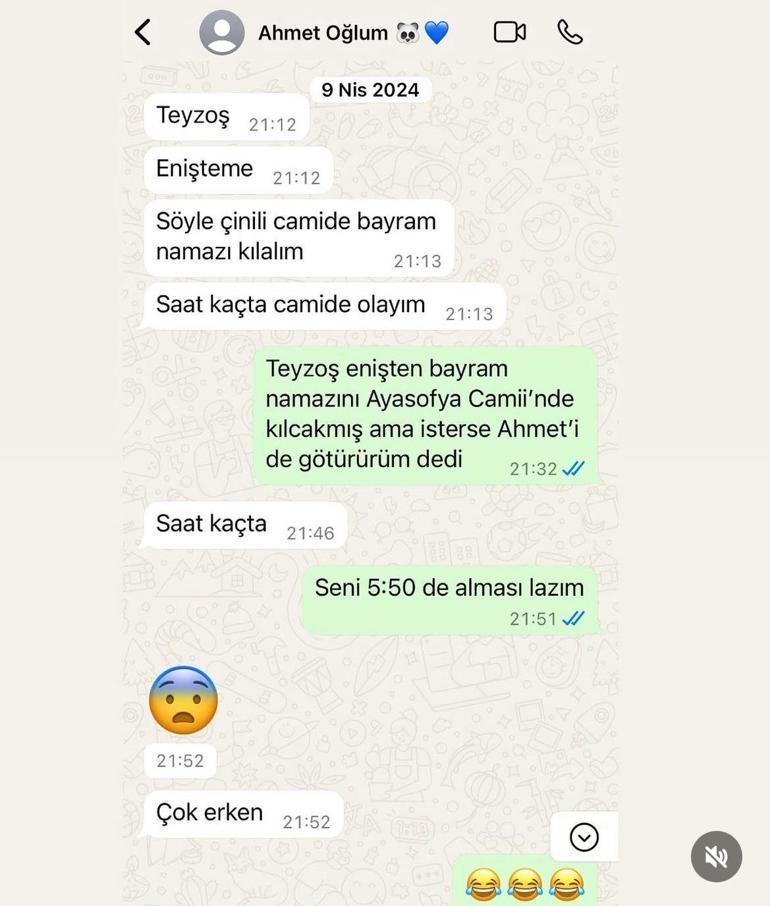 Mattia Ahmet Minguzzi’nin teyzesinden duygulandıran paylaşım: Bayram kime geldi