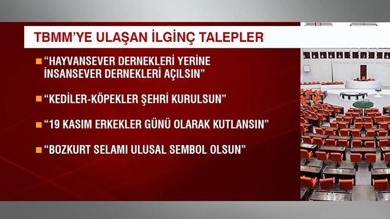 Meclis Dilekçe Komisyonu’na dikkat çeken talepler