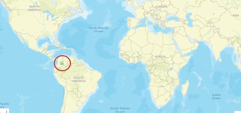 Kolombiyada 6,3 büyüklüğünde deprem