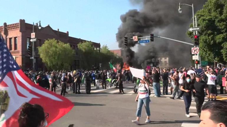 CNN TÜRK Los Angelesten aktarıyor | Trump’tan Talimat: Ordu sokakta, gerginlik tırmanıyor