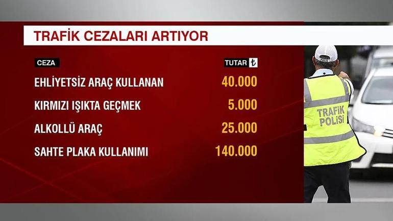 Trafik cezaları artıyor