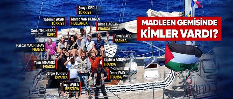 Madleen Aşdod Limanında: Aktivistler sınır dışı edilecek