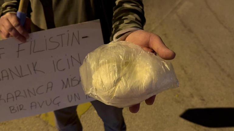 Eskişehirden yola Gazze için çıktı Savaş için değil barış için yürüyelim
