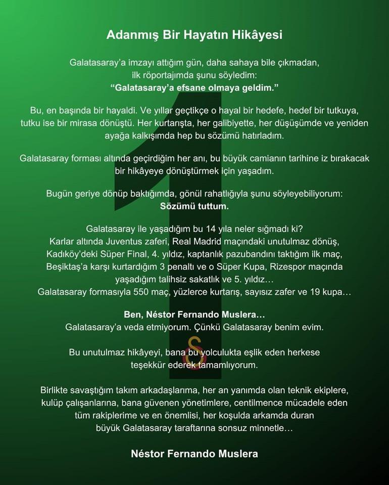 İstanbuldan ayrılan Fernando Musleradan veda mesajı