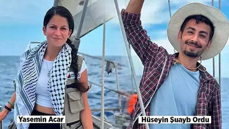 SON DAKİKA... İsrailin alıkoyduğu 2 Türk aktivist serbest bırakıldı