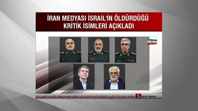 Son Dakika Haberi: İran medyası İsrailin öldürdüğü kritik isimleri açıkladı