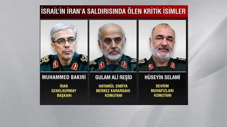 İran İsraile balistik füze yağdırdı İşte gece boyu yaşananlar...