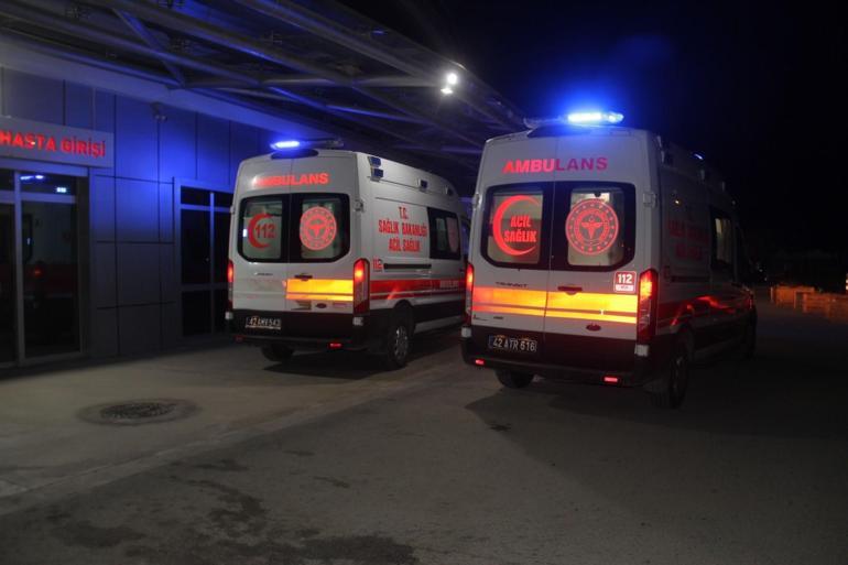 Konya’da feci kaza Otobüs ile otomobil çarpıştı, 1 ölü 8 yaralı