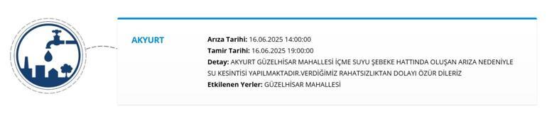 16 HAZİRAN ASKİ ANKARA SU KESİNTİSİ: Ankarada Sular Ne Zaman Gelecek ASKİ Ankara Su Kesintisi Sorgulama