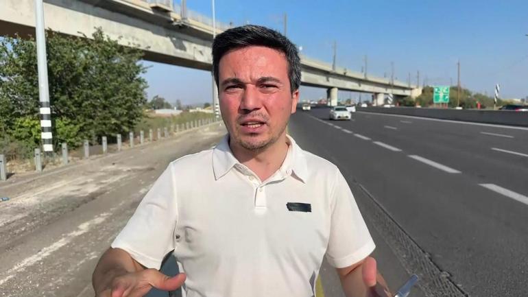 CNN TÜRK İRANIN VURDUĞU İSRAİLDE | Arabalarını yol kenarına çektiler