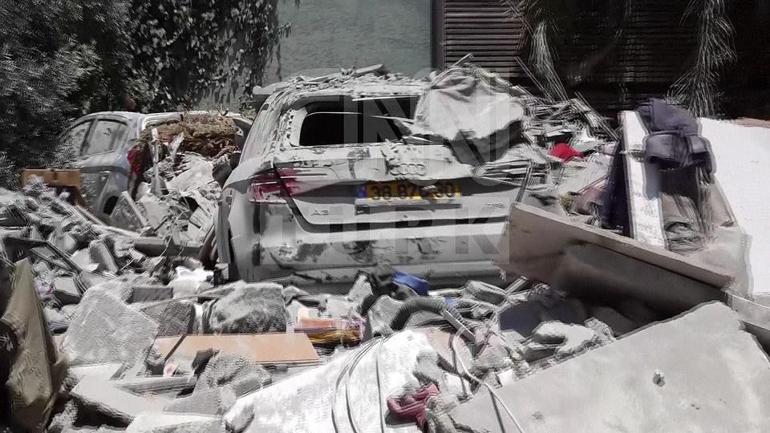 CNN TÜRK BÖLGEDE: İsrailde son durum ne İşte yıkılan Hayfa