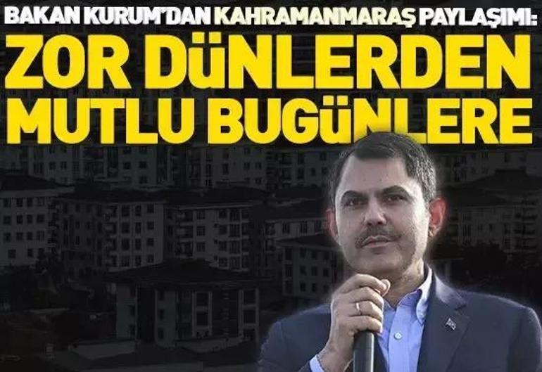 Çevre, Şehircilik ve İklim Değişikliği Bakanı Murat Kurum: 250 bininci konutu teslim edeceğiz