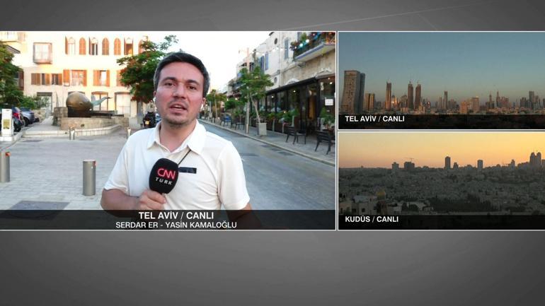 Tel Avivde alarm anı | İşte o a anlar... CNN TÜRK canlı yayınında füze saldırısını anlattı