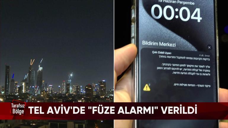 Canlı yayında patlama sesleri: Tel Aviv’de füze paniği | Saldırı anı CNN TÜRK kamerasında