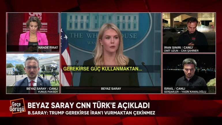 Beyaz Saray CNN TÜRK’e açıkladı: “Gerekirse İran’ı vururuz”