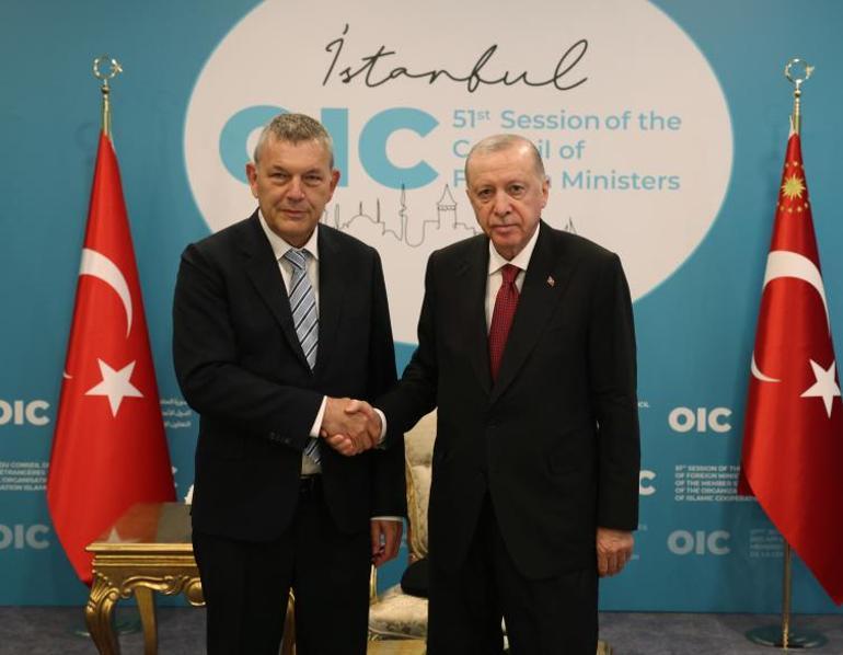 Cumhurbaşkanı Erdoğandan İstanbulda yoğun diplomasi trafiği