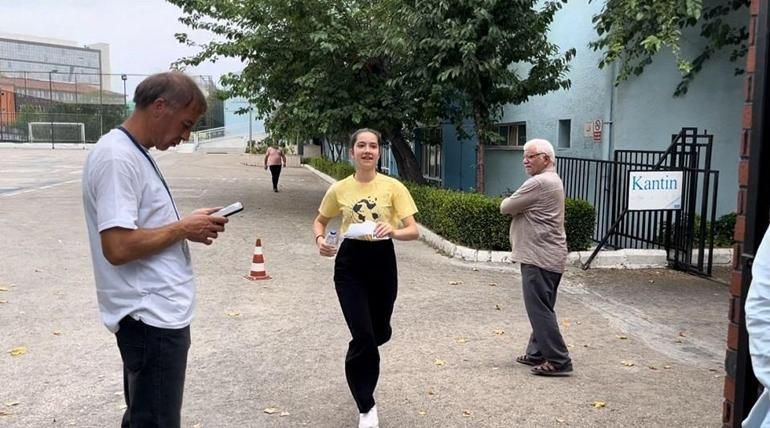 SINAVA 1 DAKİKA KALA Görüntüler film sahnelerini aratmadı