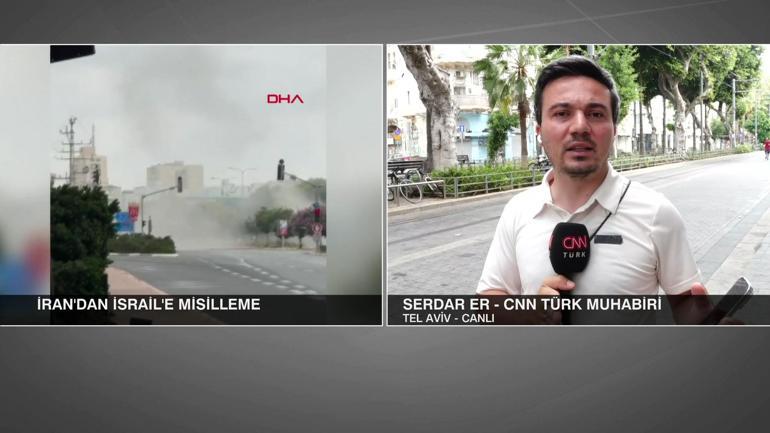 İrandan İsraile misilleme | CNN TÜRK Muhabiri saldırı anını anlattı: DEPREM GİBİ SARSILDIK