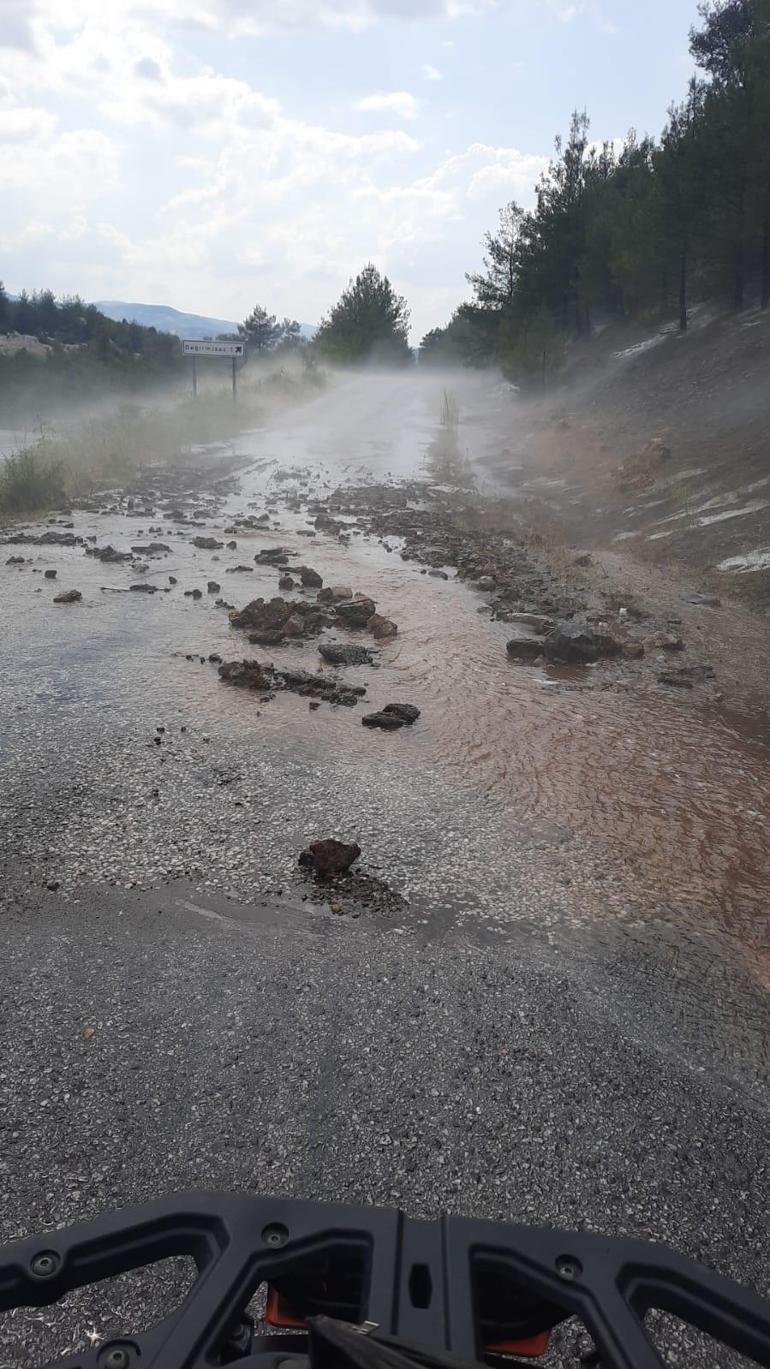 Kütahyada Haziran ayında sağanak ve dolu yağışı