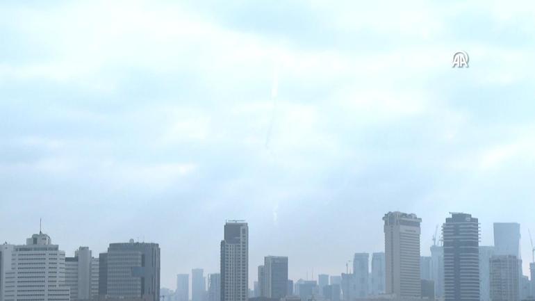 Tel Aviv semalarında İran füzeleri görüldü