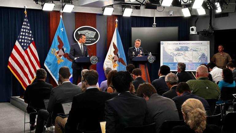 SON DAKİKA HABERİ... ABD, İran saldırısının detaylarını açıkladı Hegseth: Emri Başkan Trump verdi... Adı belli oldu: Gece Yarısı Çekici Operasyonu”