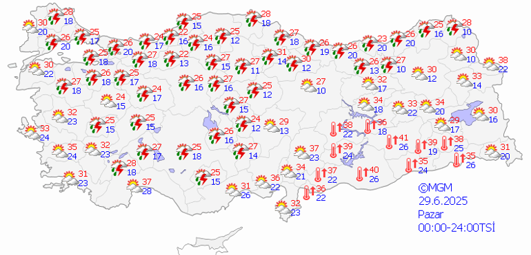 25 Haziran 2025 Çarşamba hava durumu: Bugün hava nasıl olacak Meteorolojiden kritik uyarı