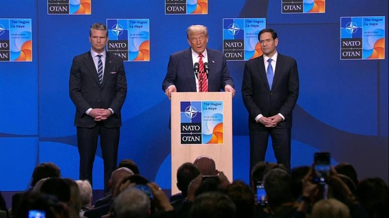 ABD Başkanı Donald Trump, NATO Zirvesi’nde konuştu: İranla haftaya görüşeceğiz