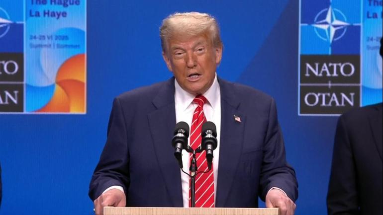 ABD Başkanı Donald Trump, NATO Zirvesi’nde konuştu: İranla haftaya görüşeceğiz
