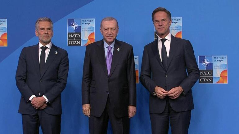 Cumhurbaşkanı Erdoğandan NATO zirvesinde önemli temaslar