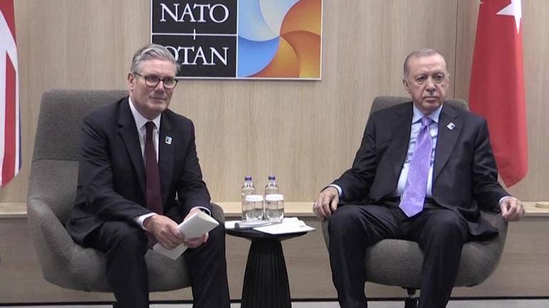 Cumhurbaşkanı Erdoğandan NATO zirvesinde önemli temaslar