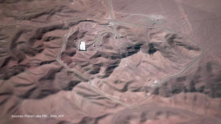 İranın nükleer kalesi orası mı Sığınak delici bombalarla bile vurulması imkansız