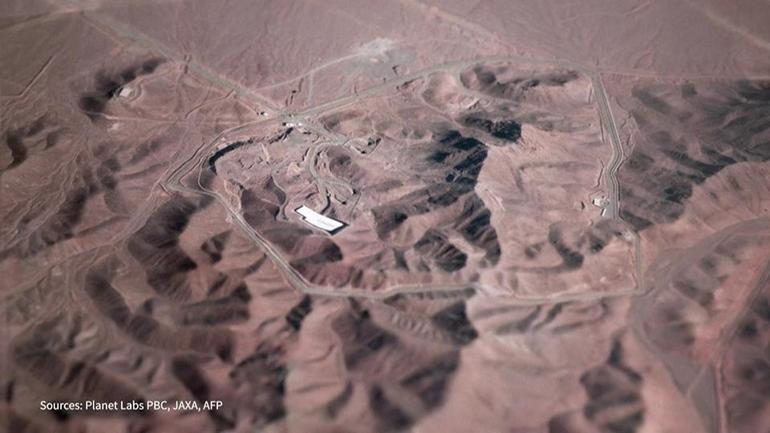 İranın nükleer kalesi orası mı Sığınak delici bombalarla bile vurulması imkansız