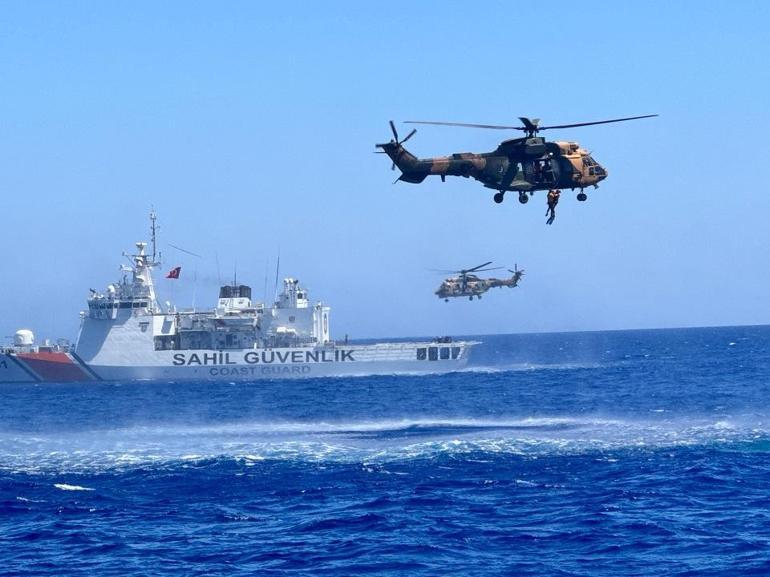 HEM HAVADA HEM DENİZDE Türkiye-KKTC ortak tatbikatı