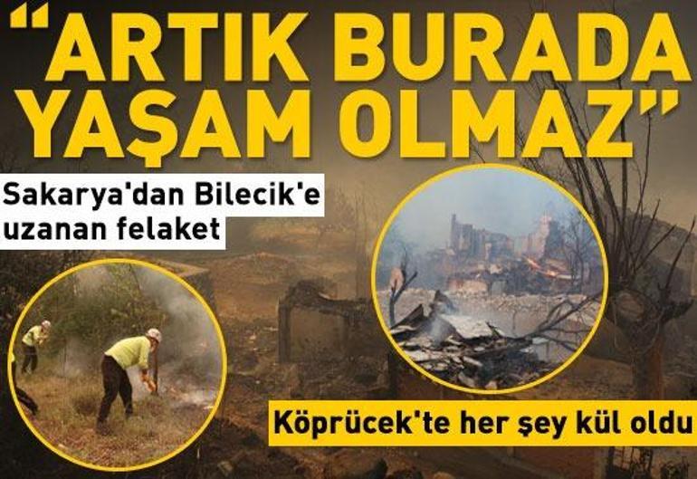 CNN TÜRK alevlerin yok ettiği Köprücek köyünü görüntüledi