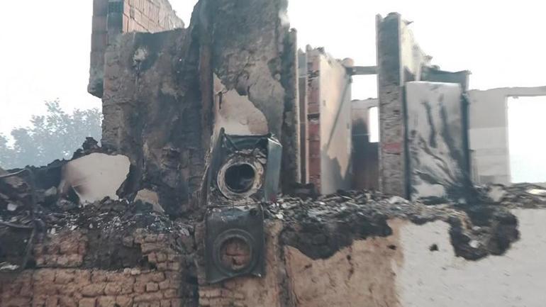 CNN TÜRK alevlerin yok ettiği Köprücek köyünü görüntüledi