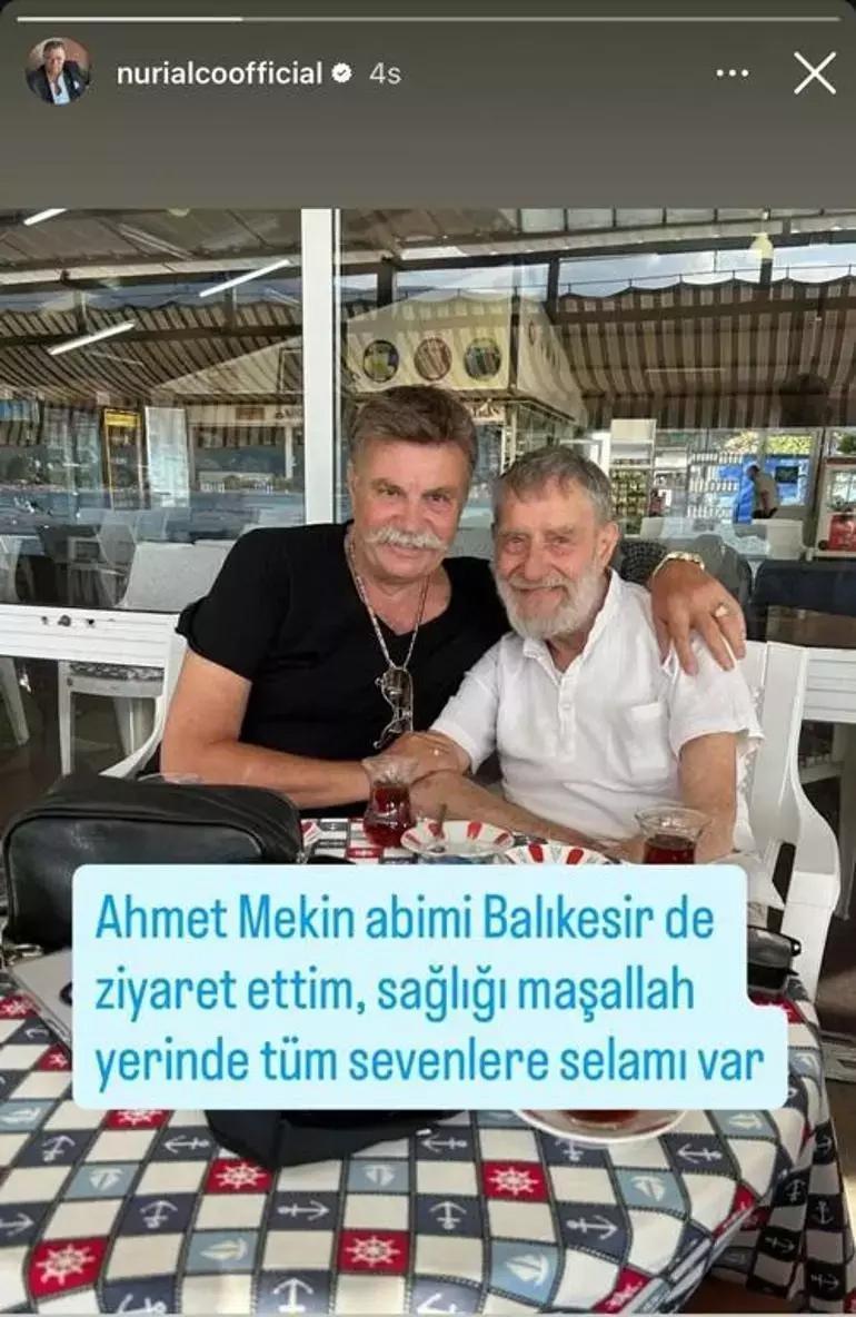 Geçtiğimiz ay hastaneye kaldırılmıştı Ahmet Mekine sürpriz ziyaretçi