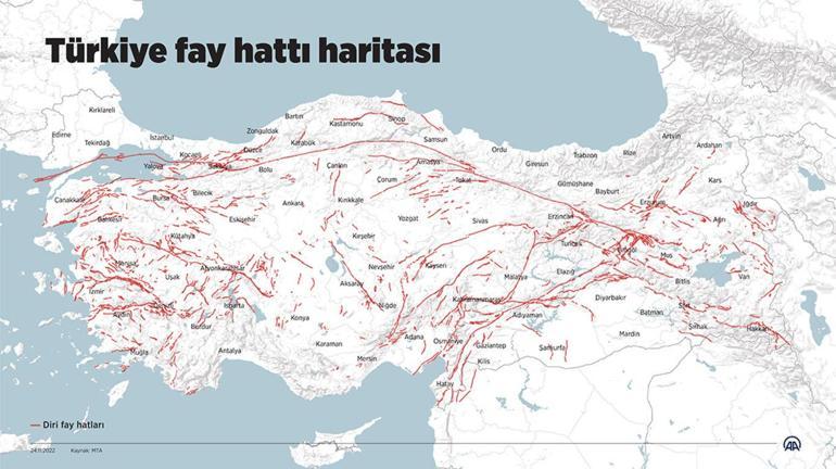 BURSA FAY HATTI HARİTASI: Bursa’da fay hatları nerelerden geçiyor Bursa’da en riskli yerler neresi Gemlik fay hattı riskli mi