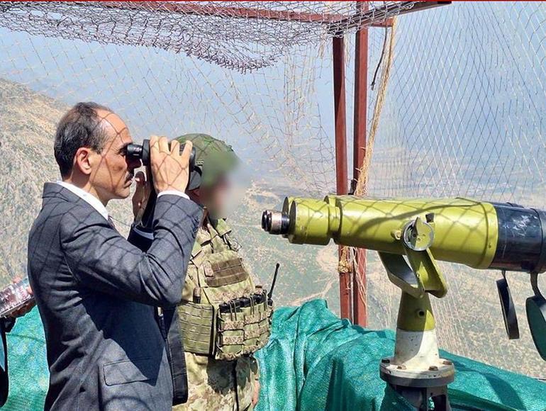 İbrahim Kalından kritik fotoğraf: MİT Iraktaki bu dağları denetleyecek