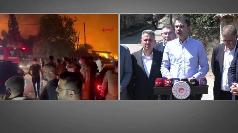 Yangınlarda son durum Bakan Yumaklı açıkladı: 3 yangın kontrol altına alındı