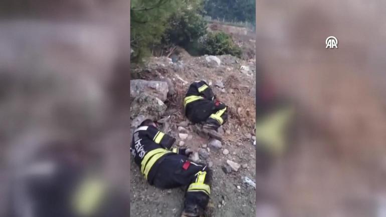 Açlık, susuzluk, uykusuzluk... Kahraman itfaiyecilerin alevlerle canla başla mücadelesi